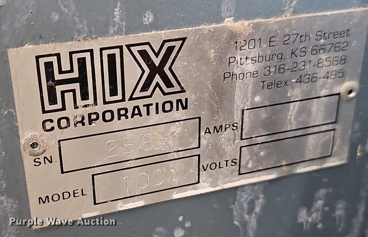 image for item NX9028 Hix 100 screen print table