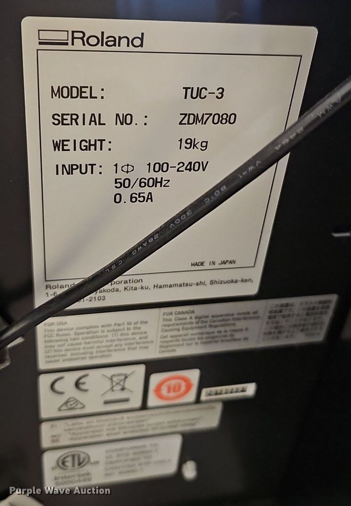 image for item NX9030 (2) Roland XT-640 printers