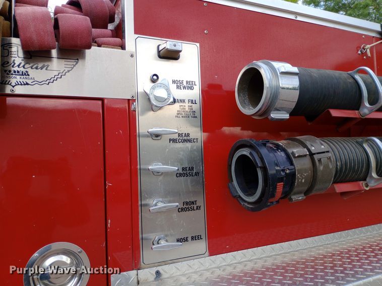 image for item NY9353 1984 Ford F700 pumper fire truck