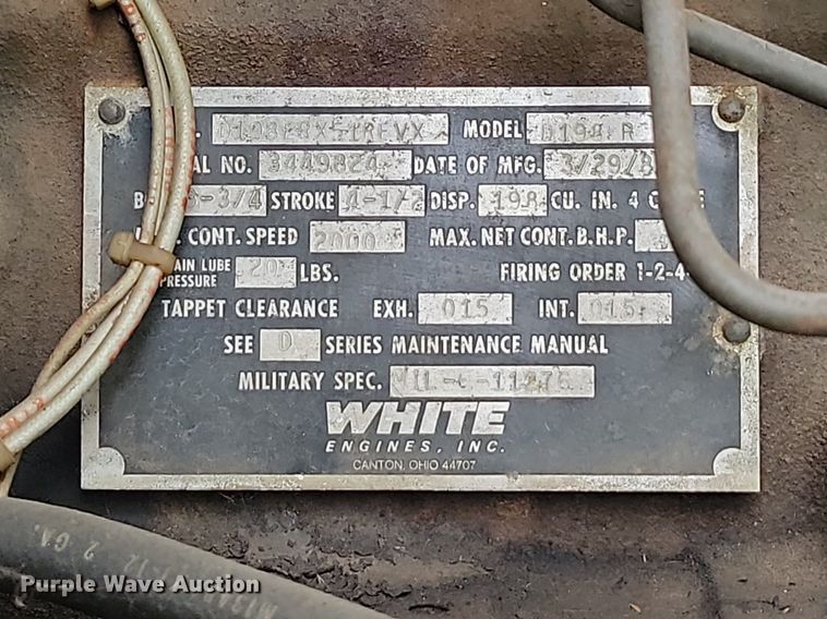 image for item OD9650 1989 MEP-004AAS generator