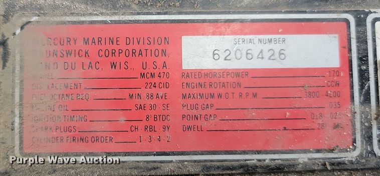 image for item OD9653 MerCruiser MCM470 engine