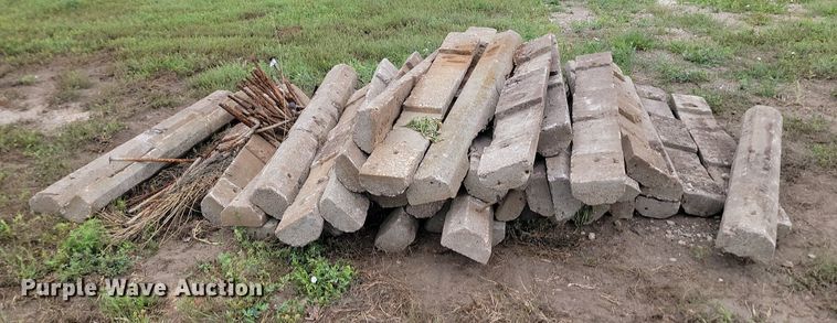 image for item OD9655 Approximately 40 cement parking blocks