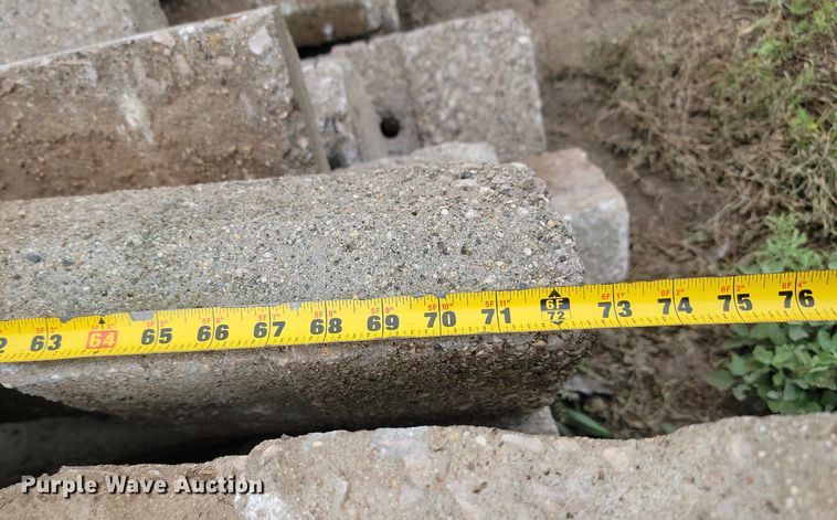 image for item OD9655 Approximately 40 cement parking blocks