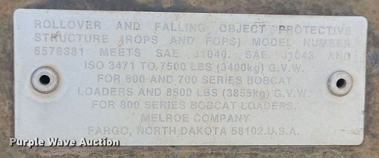 image for item OD9659 1992 Bobcat 7753 skid steer loader