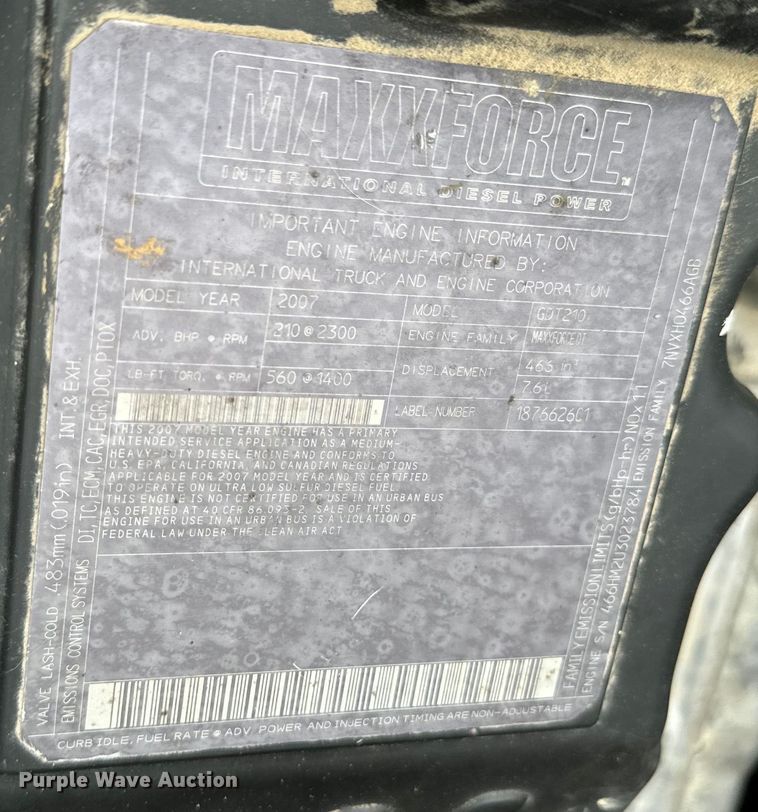 image for item OF9875 2009 IC Corporation  PB10500 school bus