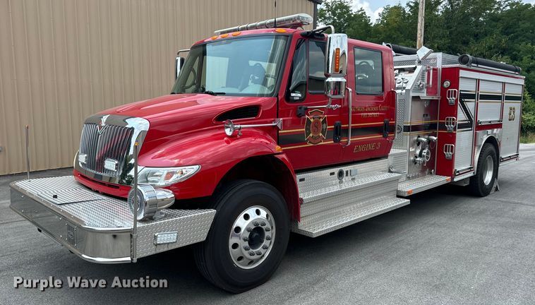 image for item OF9884 2010 International  4400 DuraStar pumper fire truck