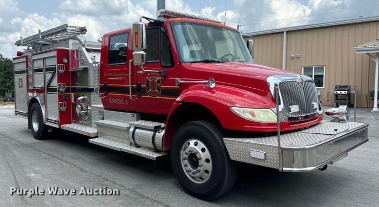 image for item OF9884 2010 International  4400 DuraStar pumper fire truck