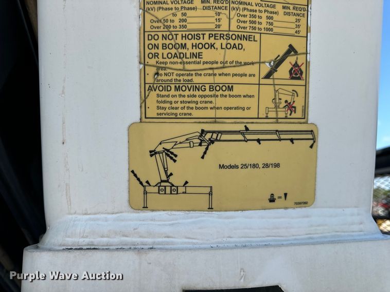 image for item OF9938 2005 International  7600  crane truck