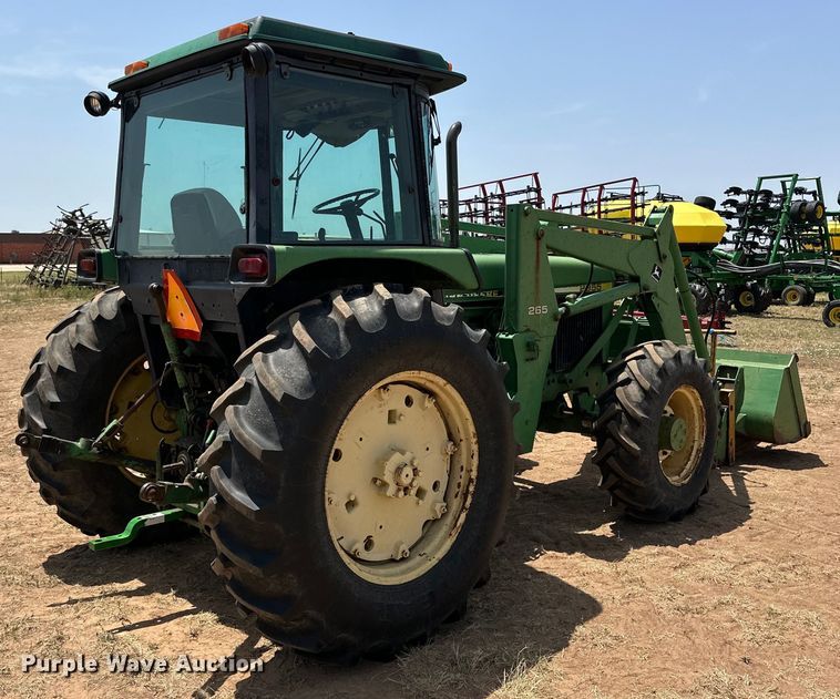 image for item DK6723 1988 John Deere 2955 MFWD tractor