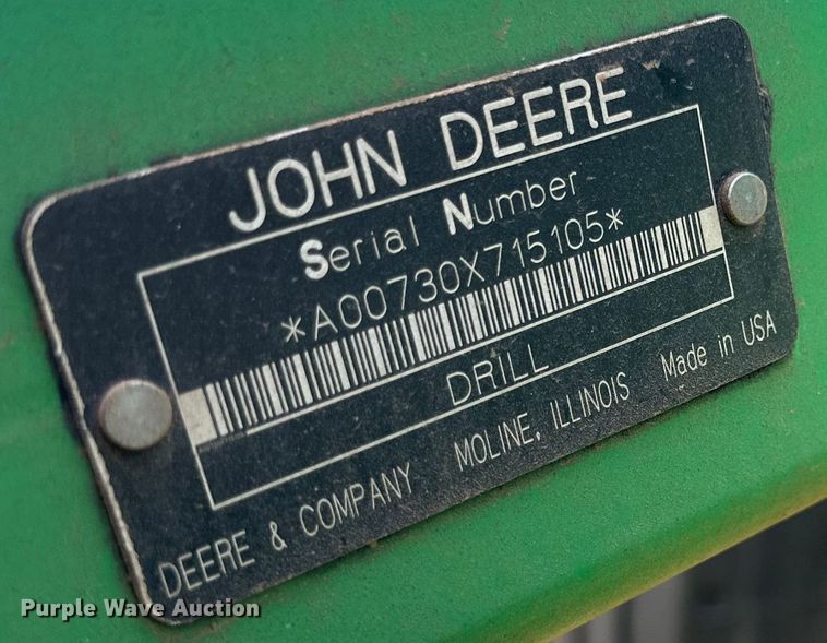 image for item DK6726 John Deere 730 air seeder
