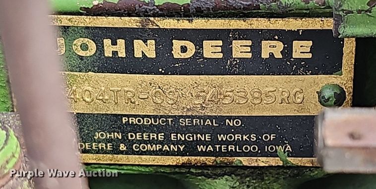image for item DP6617 John Deere 4430H tractor