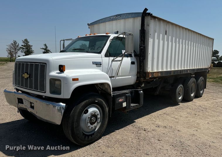 image for item DQ6923 1990 Chevrolet Kodiak C7 grain truck