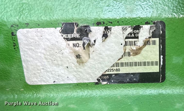 image for item DQ6929 2003 John Deere 9650 combine