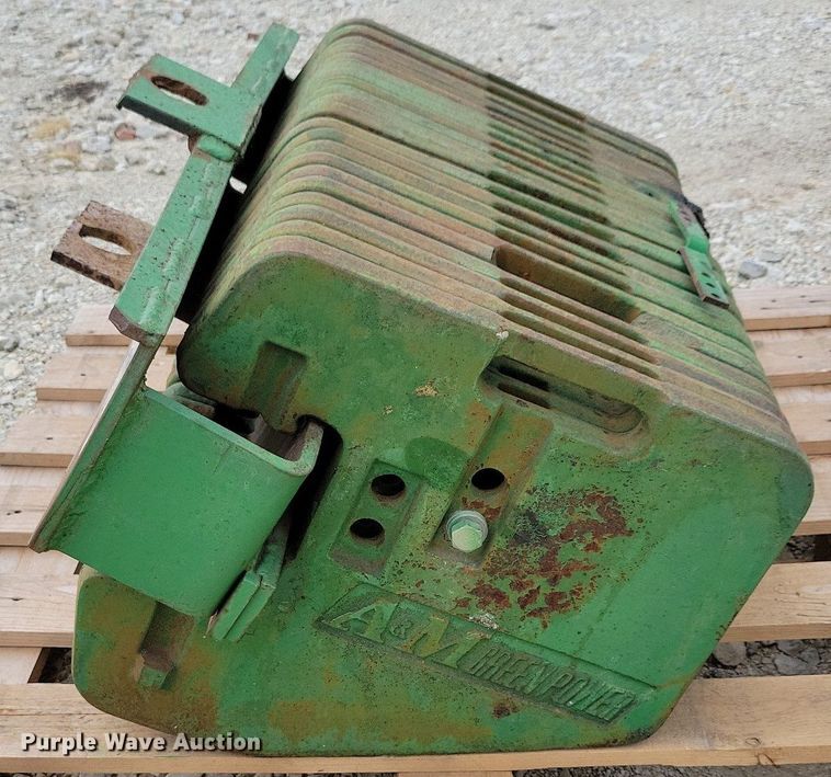 image for item DR4362 (21) A&M Greenpower front suitcase weights