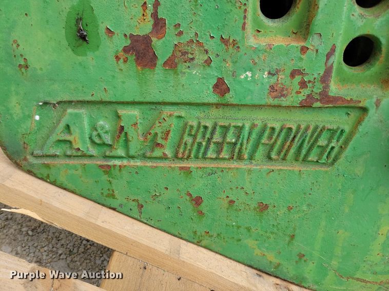 image for item DR4362 (21) A&M Greenpower front suitcase weights