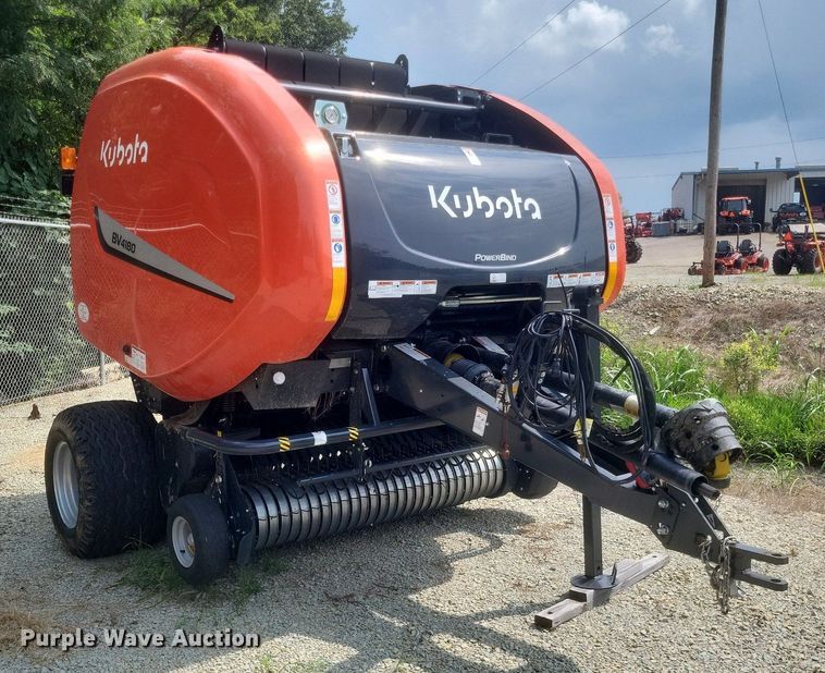 image for item DR4921 2022 Kubota  BV4180 round baler
