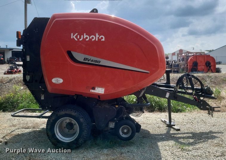 image for item DR4921 2022 Kubota  BV4180 round baler