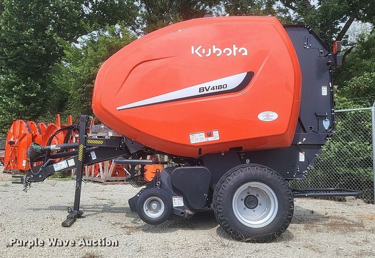 image for item DR4921 2022 Kubota  BV4180 round baler