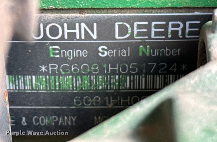 image for item DU3021 1998 John Deere 9610 combine