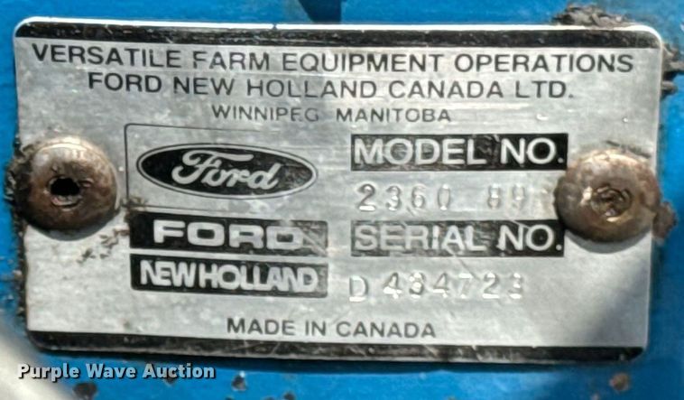 image for item DV5828 1989 Ford Versatile 276 4WD bi-directional tractor