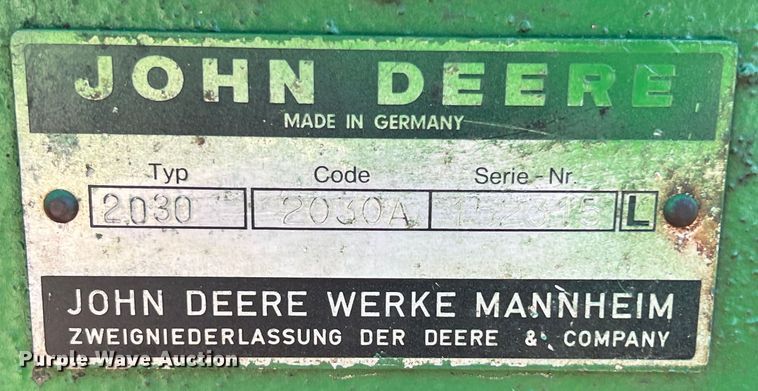 image for item EJ2860 1975 John Deere  2030 tractor