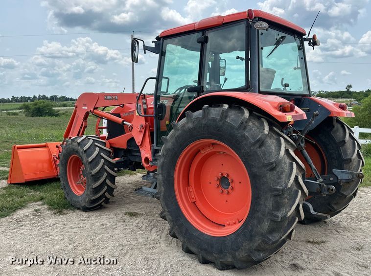 image for item EJ6396 Kubota  M126X MFWD tractor
