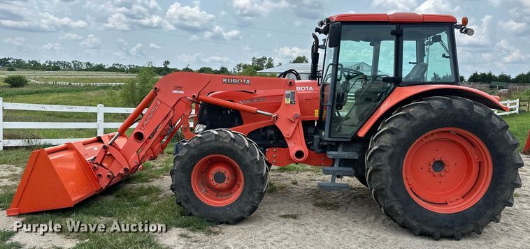 image for item EJ6396 Kubota  M126X MFWD tractor