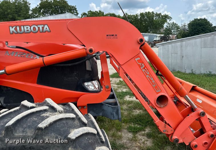 image for item EJ6396 Kubota  M126X MFWD tractor