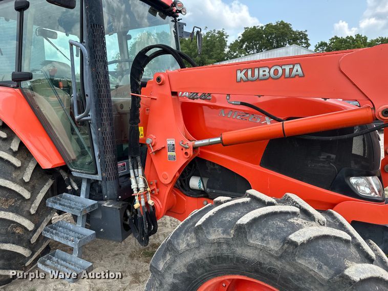 image for item EJ6396 Kubota  M126X MFWD tractor