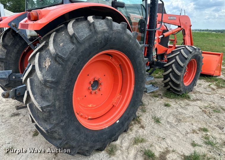 image for item EJ6396 Kubota  M126X MFWD tractor