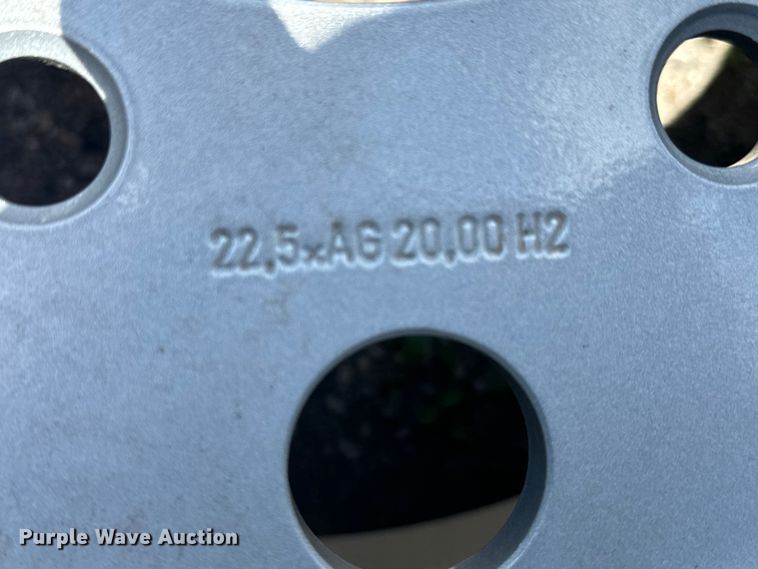 image for item MU9877 Approximately 43 Alliance 620/40R22.5 tires and wheels