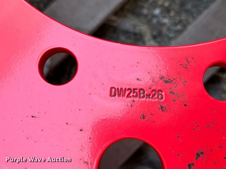 image for item MU9892 Approximately 184 Jantsa DW25Bx26 baler wheels