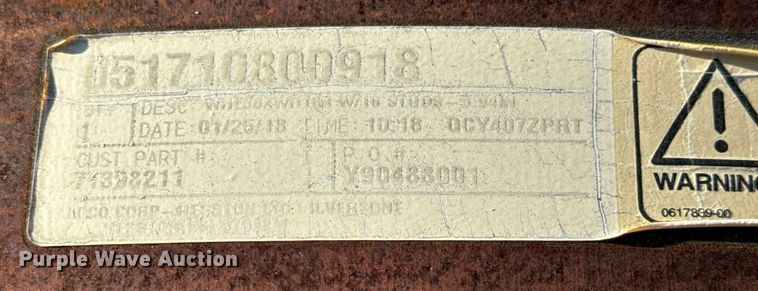 image for item MU9896 Approximately 106 Titan 38xWH18 combine wheels