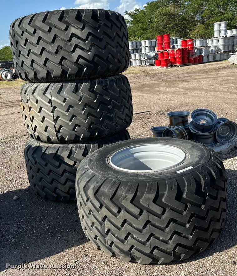 image for item MU9901 (4) Alliance Flotmaster 381 710/50R26.5 IMP tires and wheels