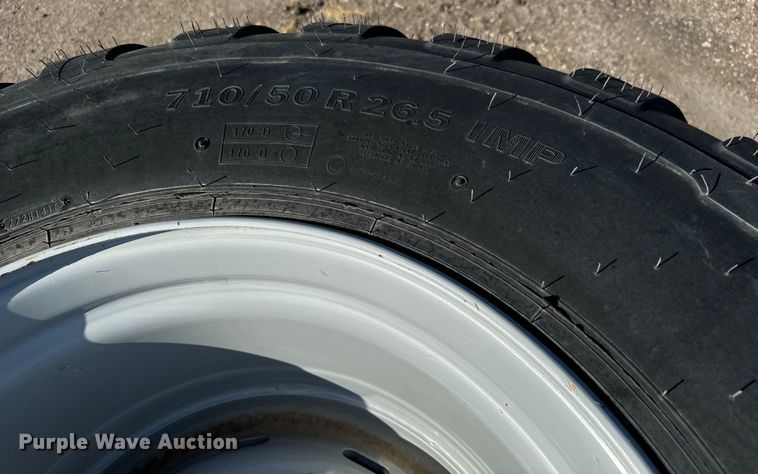 image for item MU9901 (4) Alliance Flotmaster 381 710/50R26.5 IMP tires and wheels