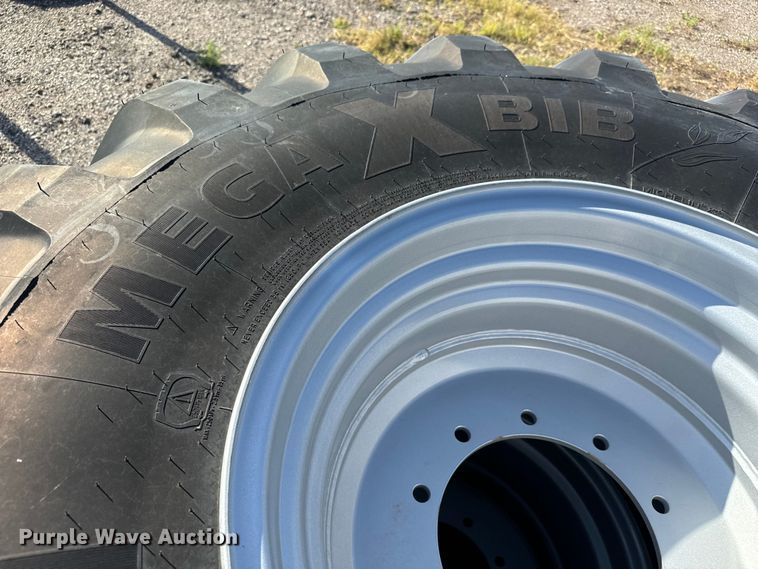 image for item MU9903 (2) Michelin MegaXBib 620/75R26 tires and wheels