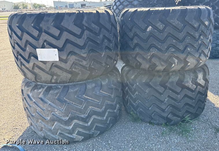 image for item MU9907 (4) Alliance 620/40R22.5 IMP tires and wheels