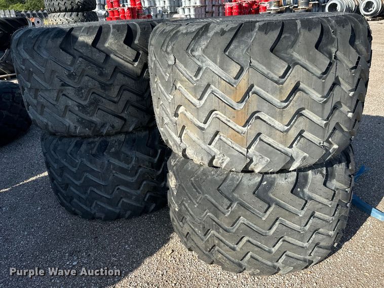 image for item MU9907 (4) Alliance 620/40R22.5 IMP tires and wheels