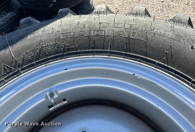 image for item MU9909 (2) Goodyear 480/85R26 tires and wheels