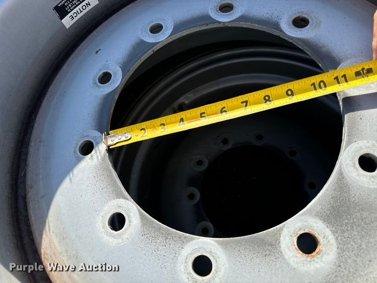 image for item MU9909 (2) Goodyear 480/85R26 tires and wheels