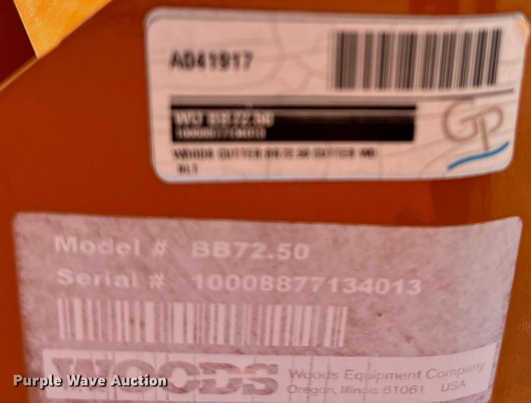 image for item NQ9716 Woods BB72.50 rotary mower