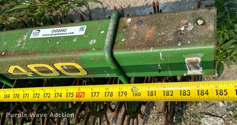 image for item OG9592 John Deere 400 rotary hoe
