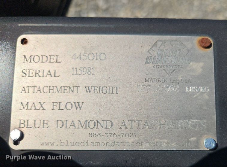 image for item OJ9753 Blue Diamond  tandem disk