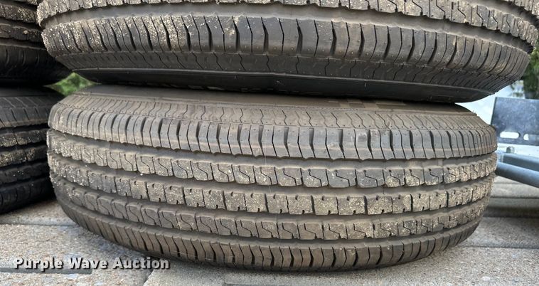 image for item OM9505 (8) 235/80R16 tires and wheels