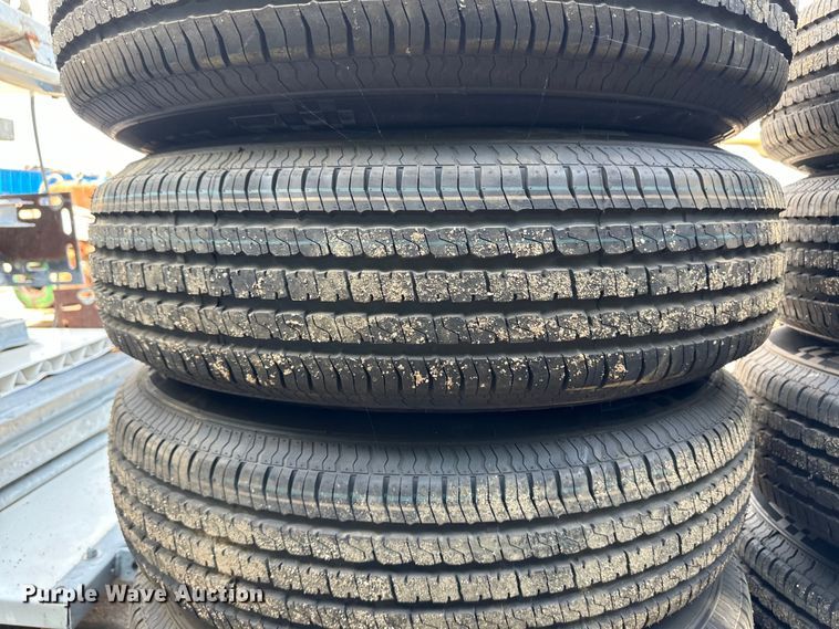 image for item OM9505 (8) 235/80R16 tires and wheels