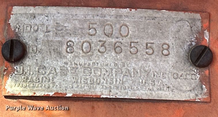 image for item OM9514 1954 Case 500 tractor