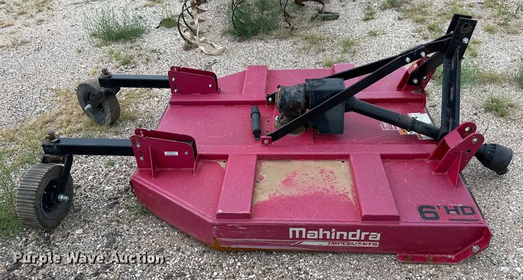 image for item OM9551 Mahindra 6' HD rotary mower