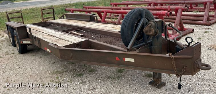 image for item OM9556 1998 Belshe T-18 equipment trailer