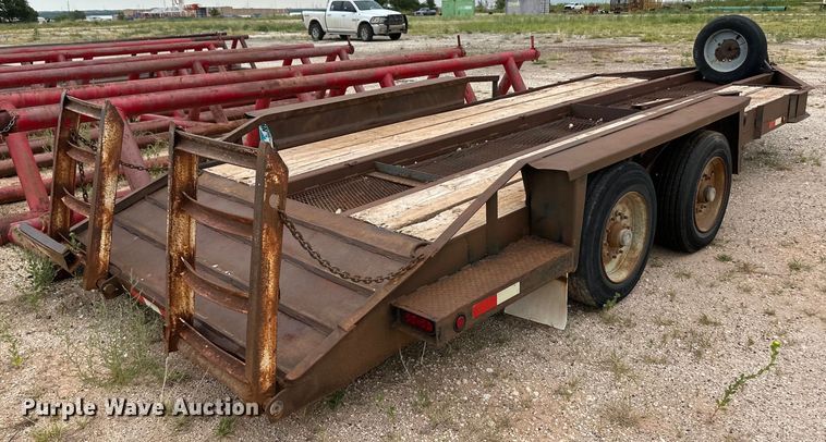 image for item OM9556 1998 Belshe T-18 equipment trailer