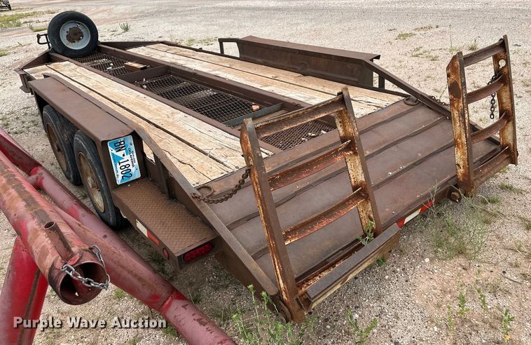 image for item OM9556 1998 Belshe T-18 equipment trailer